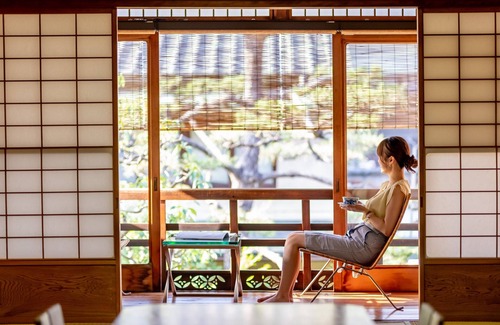 Nishijin House | Please spend quality time in one of the Kyoto's largest townhouses.