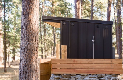 Custer House | Plush canvas tent in the forest