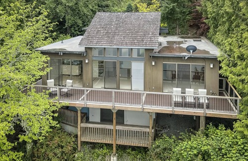 Gig Harbor House | PNW MCM 155ft Private Waterfront Gem on Raft Island w/Hot Tub by RedAwning