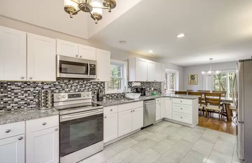 East Stroudsburg House | Pocono Hot Tub, Fire Pit, Games, Private space