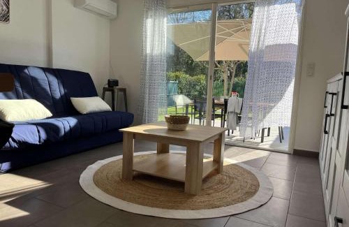 Poggio-Mezzana Apartment | Poggio Mezzana T2 climatisé avec jardin proche mer