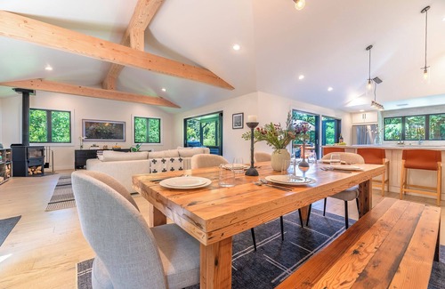 Hacienda House | Point of View~NEW Stunning Epic Home! Private Dock! w/Hot Tub, Pups, WiFi