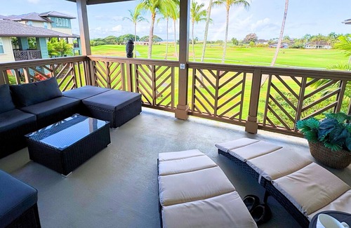 Poipu Condo | Poipu Retreat: 3BR with Ocean & Golf Views, Lanai Sunsets, Pool & Central A/C