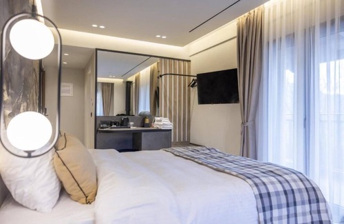 Kalambaka Apartment | Polyzos Luxury Suites Meteora #3 - Adults Friendly