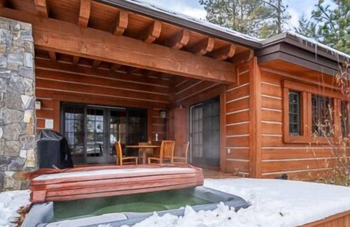 Tamarack Resort Cottage | POMA Lift Access | Stone Fireplace | Private Hot Tub & Patio