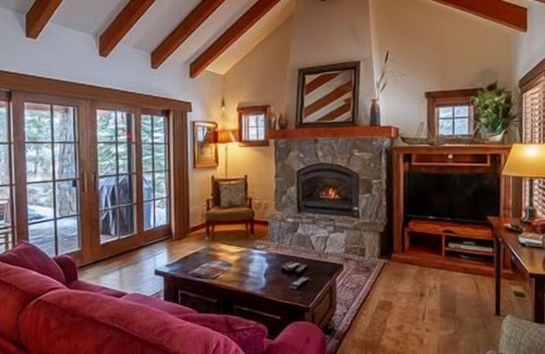 Tamarack Resort Cottage | POMA Lift Access | Stone Fireplace | Private Hot Tub & Patio