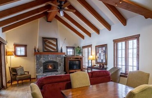 Tamarack Resort Cottage | POMA Lift Access | Stone Fireplace | Private Hot Tub & Patio
