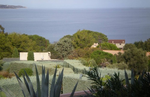 Saint-Florent Apartment | Pont de bateau, sea view with private pool