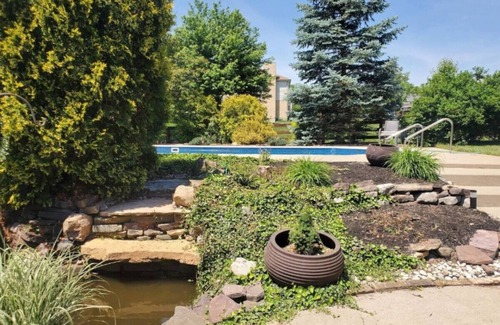 West Chester House | Pool and Hot Tub -Splash and Soak Oasis!