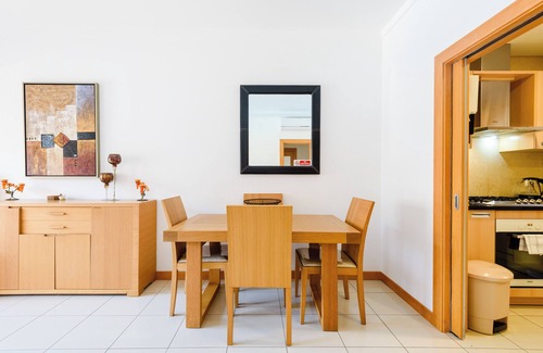 Areias de Sao Joao Apartment | Pool and Sea View Apartment in Exclusive Condominium