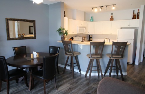 North End Condo | Pool & Mountain Views with mid morning to late afternoon sunshine
