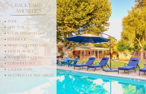 Kenwood House | Pool Paradise in Wine Country!