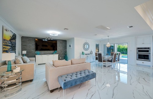 Palm River Estates House | Pool & Spa: Luxe Home in Naples!