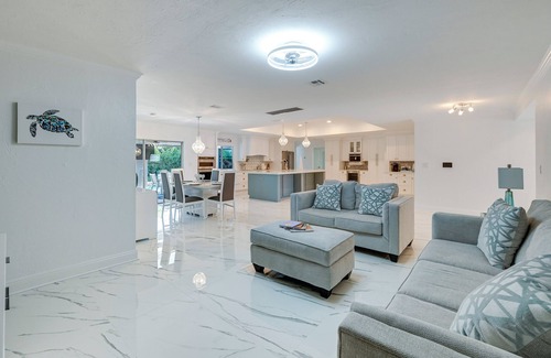 Palm River Estates House | Pool & Spa: Luxe Home in Naples!