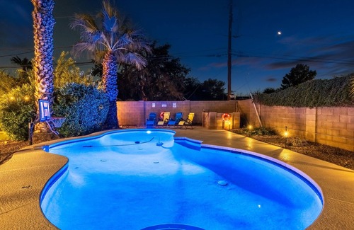 Melrose Paradise House | Poolside Oasis Heated Pool, Game Room & Grill