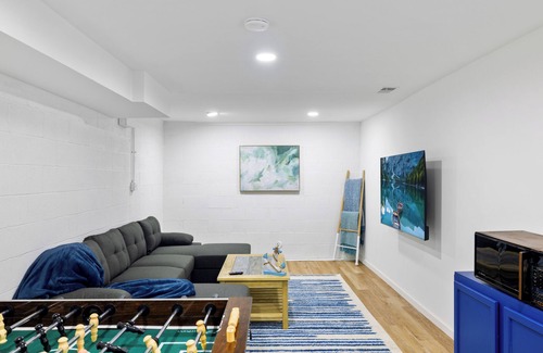 McAlpine House | Poolside Retreat - spacious 4-bedroom retreat with pool, hot tub, game room&more