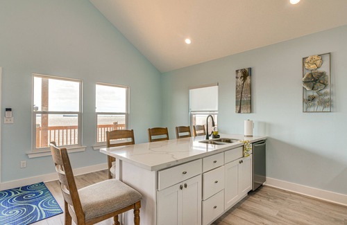Galveston House | Port Bolivar Beach House w/Oceanfront Views!