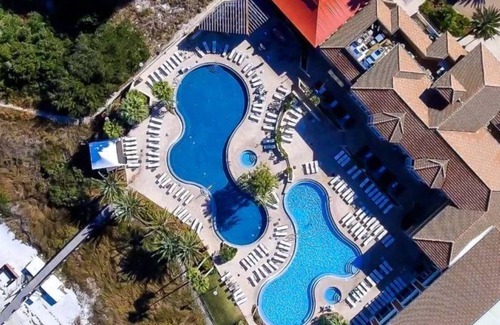 Pensacola Beach Apartment | PORTOFINO! RESORT LIFESTYLE with AMAZING GULF TO BAY VIEW