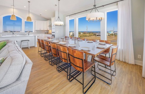 Hatteras House | Premier Oceanfront Dog Friendly w/Pool, Hot Tub, Elevator, Theater, Much More