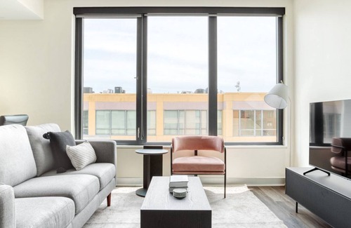 Columbia Heights Apartment | Premium 14th Street 1BR w/ Gym, Pool & W/D, walk to Metro, by Blueground