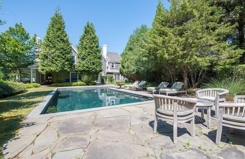 Monomoy House | Prestigious Monomoy Mansion with Heated Pool and Provence Flair