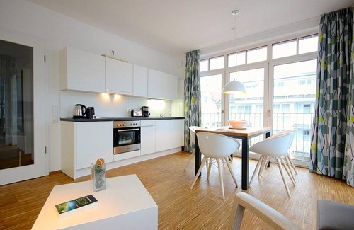 Horum Apartment | Pretty apartment with sunny balcony in south-east location - only 100 m to the beach