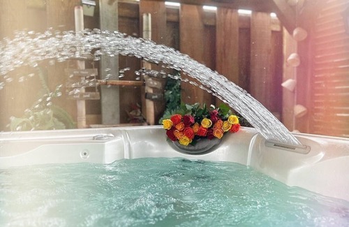 Biscarrosse House | Pretty wooden house with jacuzzi, air conditioning, heated pool, bicycles, internet