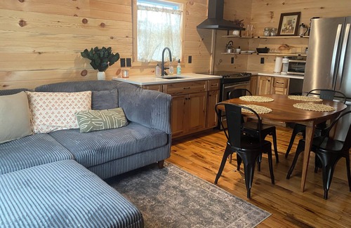 Amery Cabin | Private 3bdr cabin on Apple River kayaks, SUPS, and paddle boat. Pet friendly!