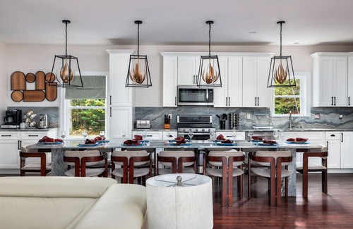 Tunkhannock Township House | Private 6BR Mountain Estate w/HotTub & Pickleball