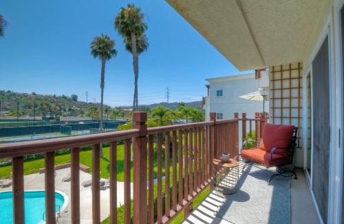Carlsbad Apartment | Private Balcony Overlooking Pool - Gated Parking