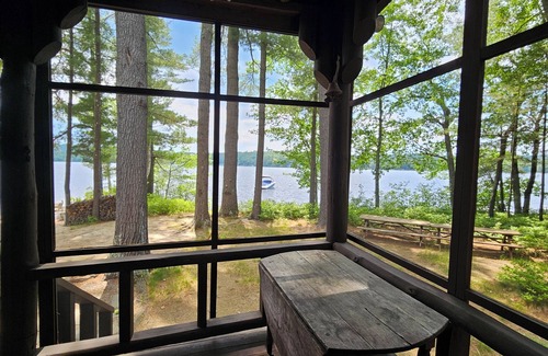 Harrison Cabin | Private beach on Long Lake, cabin + adorable bunkhouse