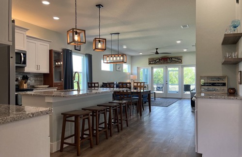 Marineland Acres House | Private Beach, One Story Home - The Moody Beach Club. Family, Pets & Biking fun!