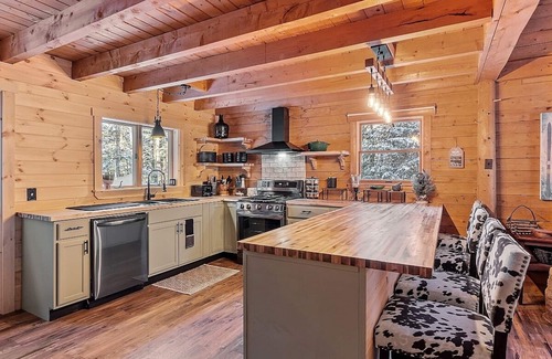 Bridgton Cabin | Private cabin on 3Acres with private hot tub! Lake access, Skiing, Snowmobiling!
