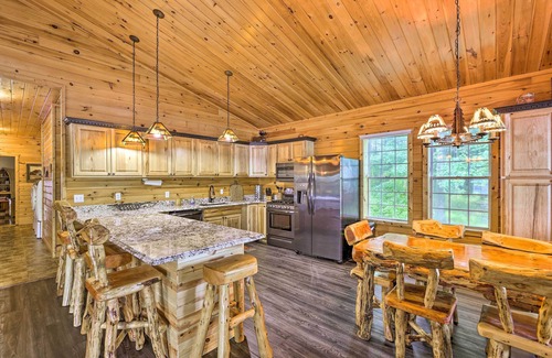 Northeast Michigan House | Private Cadillac Gem w/Kayaks, Hot Tub, Pond, Pool Table and More