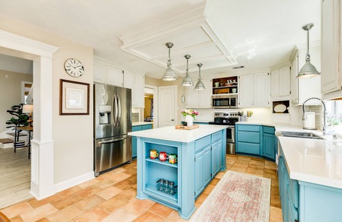 Terramar Beach House | Private Canal Home w/Boat Dock, Slip, 2 Living Areas - Fish from the Deck!