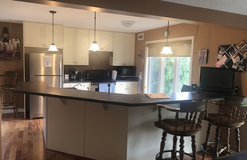 West Grey House | Private country suite, luxurious hot tub, open concept, King bed, pet friendly.