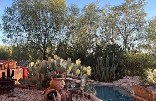 Rio Verde Foothills House | Private Desert Oasis with heated pool; spa; covered deck; spectacular views.