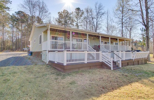 Leesville House | Private Dock, Fire Pit: Lake Murray Family Escape!