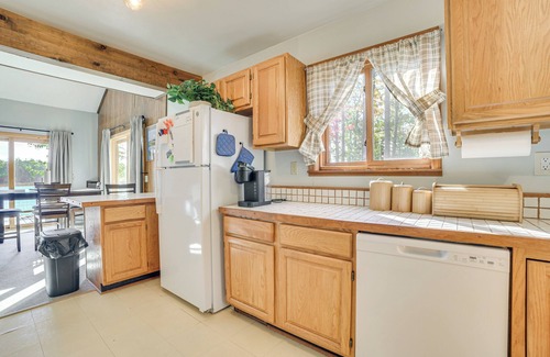 Michaywe House | Private Dock, Near Skiing: Lakefront Gaylord Home