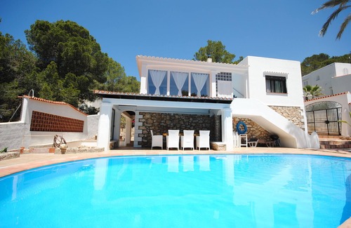 Sant Antoni de Portmany Villa | Private Villa with Pool, only 400m from Cala Gracio Beach