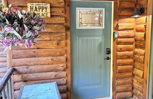 Newaygo Cabin | Private escape: log cabin with hot tub on 4 private acres