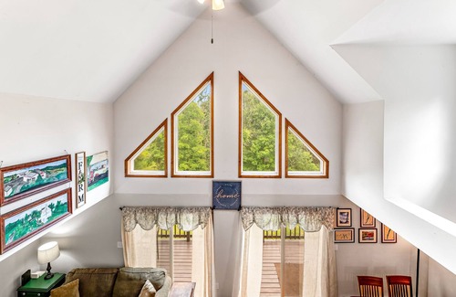 Middlesex House | Private escape with hot tub, large deck, game room, scenic views & fast WiFi