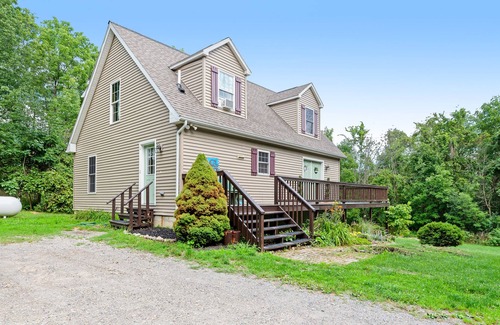 Middlesex House | Private escape with hot tub, large deck, game room, scenic views & fast WiFi