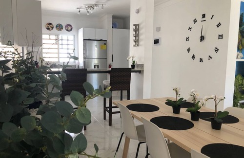 Villas Del Mar Apartment | Private Family Villa for 12 people one block from beach