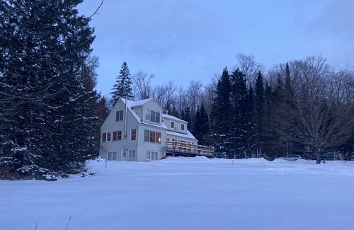 Greensboro House | Private Family Retreat, Lake Access, XC Ski- IN/OUT