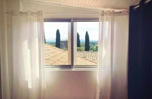 Villeneuve-les-Avignon House | Private bedroom with terrace (A/C)- Wonderful view