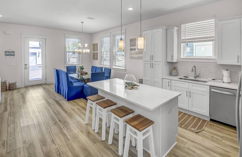 Dune Allen Beach House | Private *Heated Pool/Free Golf Cart/Pet Friendly/7Outdoor Spaces/Pool table/Walk to beach/Sleeps 14