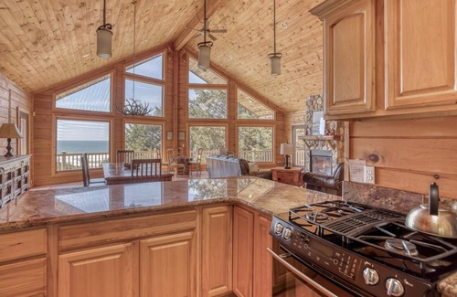 Newport House | Private Hilltop Ocean Views, Cathedral Ceiling, Fabulous Game Room Near Newport!