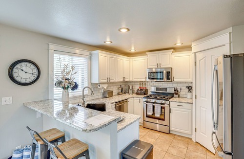 Southeast Boise House | Private Hot Tub & Backyard: Boise Family Home