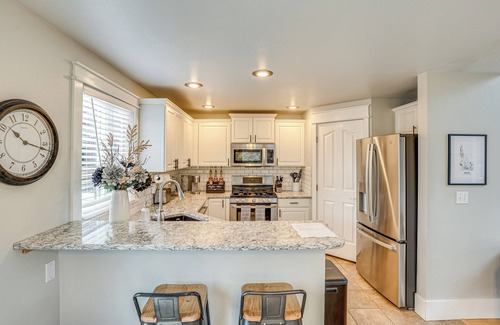 Southeast Boise House | Private Hot Tub & Backyard: Boise Family Home
